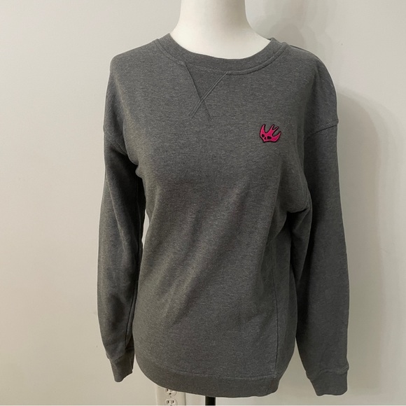 McQ × Alexander McQueen Pink Logo Sweatshirt - Picture 1 of 6